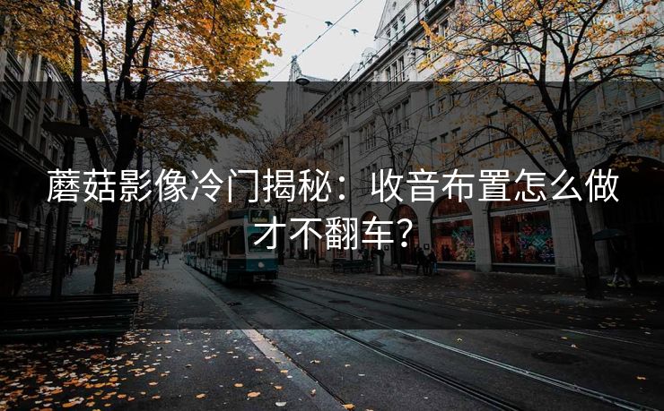 蘑菇影像冷门揭秘：收音布置怎么做才不翻车？